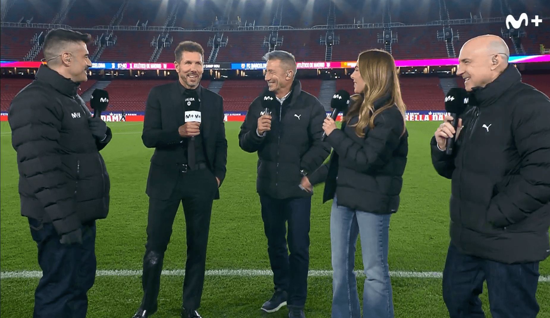  Simeone, tras el Barcelona-Atlético en Movistar.