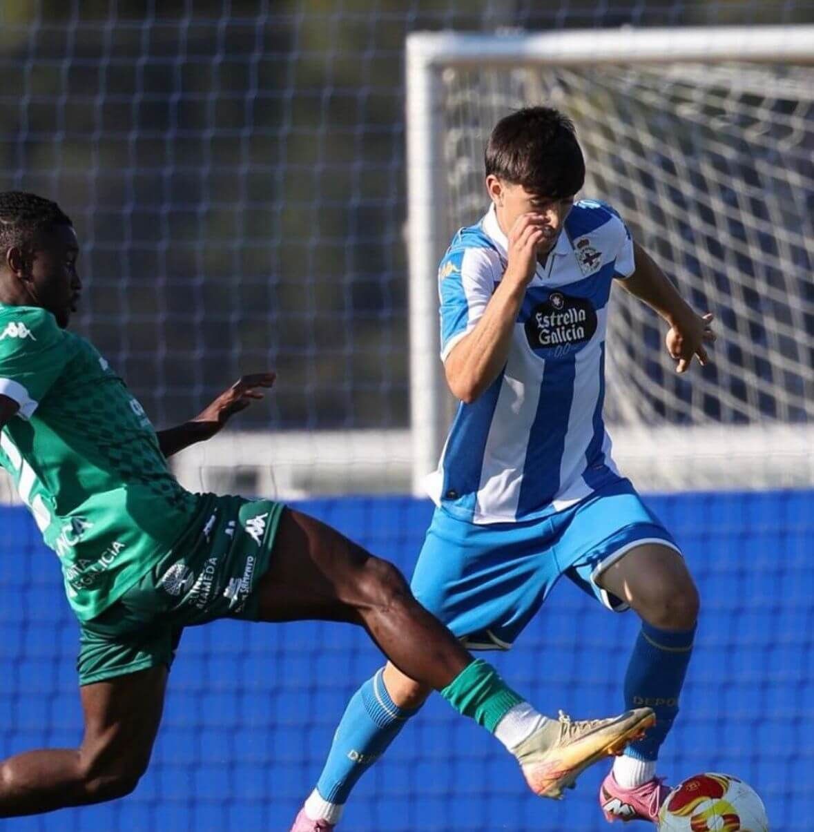  Héctor Areosa en un encuentro como blanquiazul.