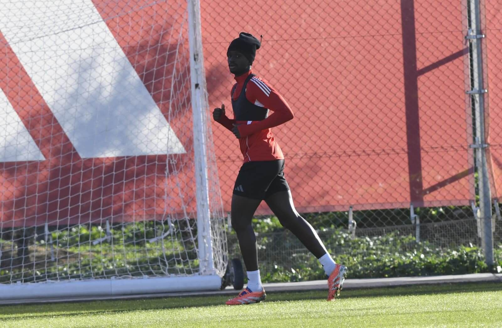  Tanguy Nianzou, en el entrenamiento