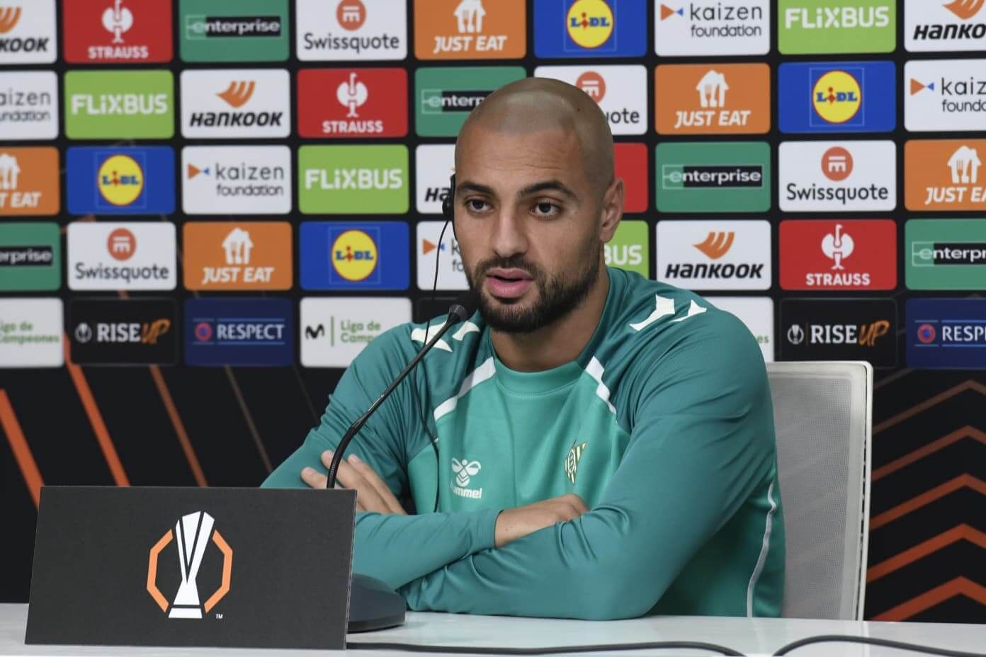  Amrabat, en sala de prensa