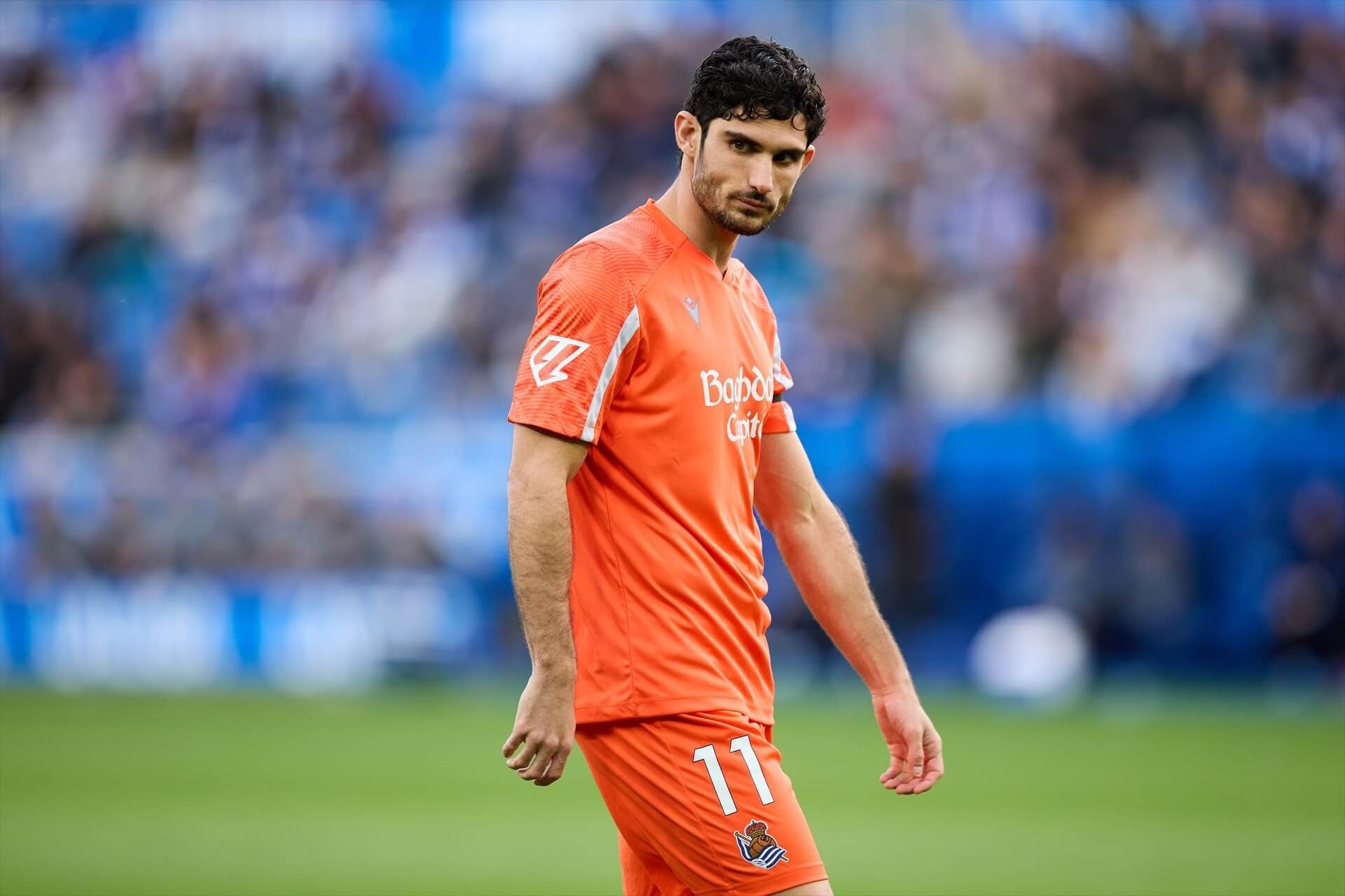 Gonçalo Guedes se lamenta durante el Alavés-Real Sociedad.