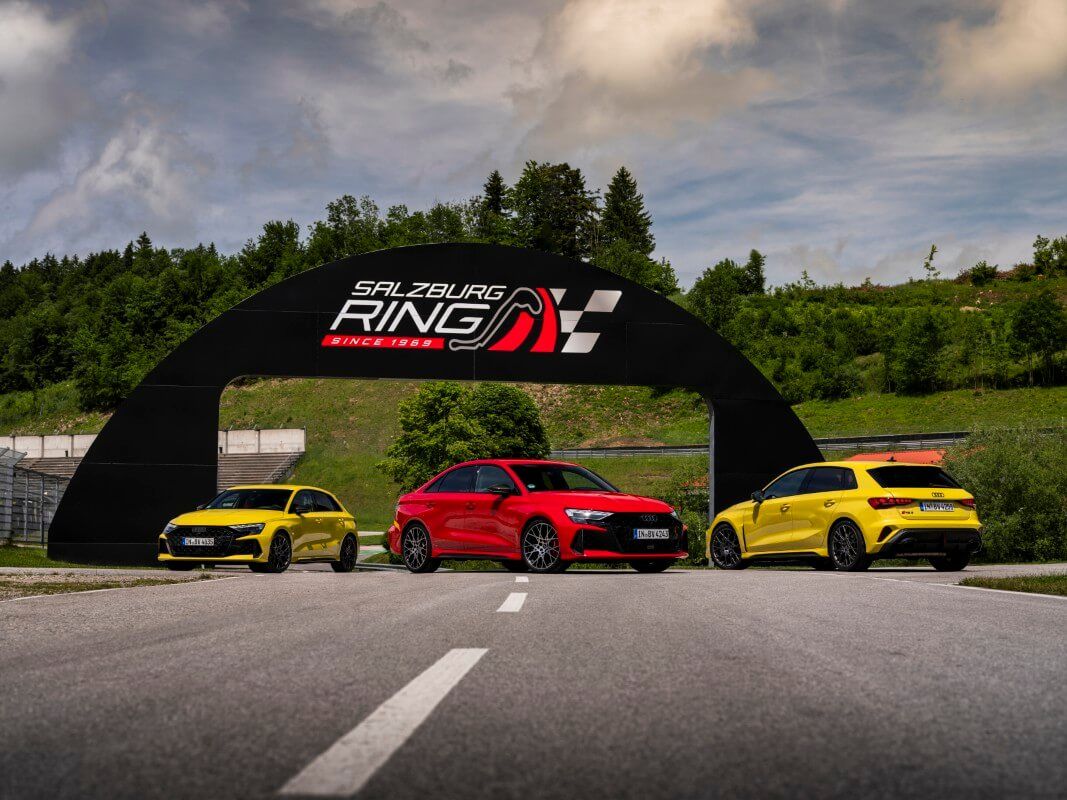 Audi RS 3 sportback y audi RS 3 Sedan de 2025.