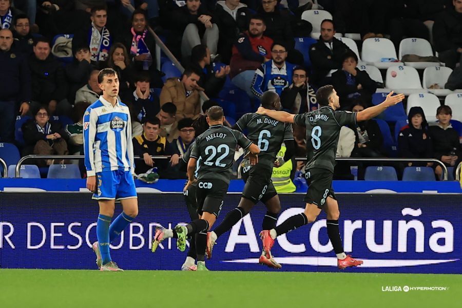 Lance del Dépor-Castellón en Riazor.
