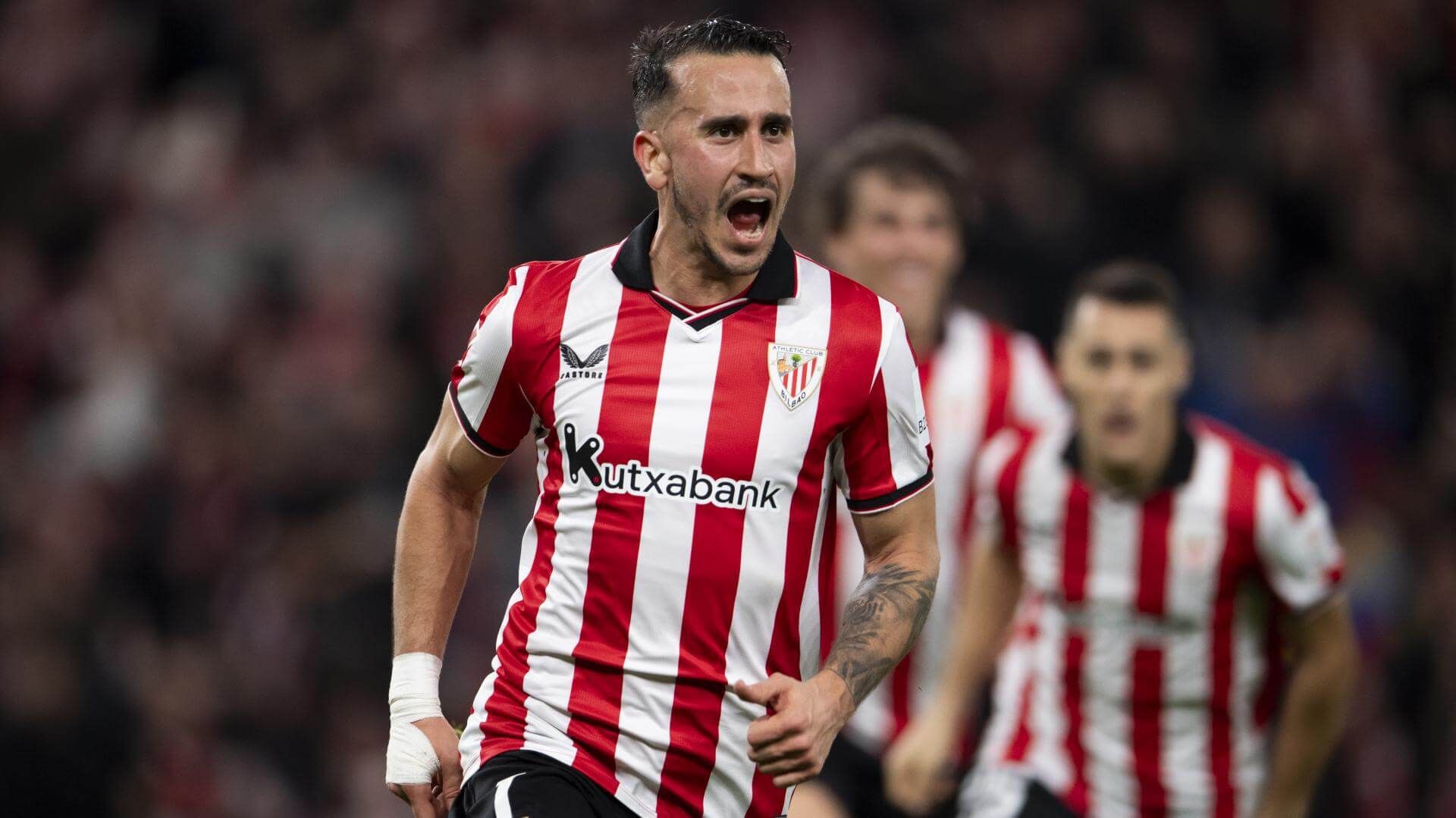  Gol de Alex Berenguer ante el Atlético de Madrid en San Mamés.