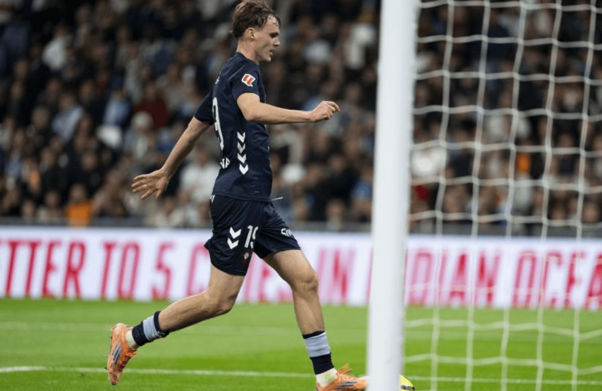Williot Swedberg en el Bernabéu.