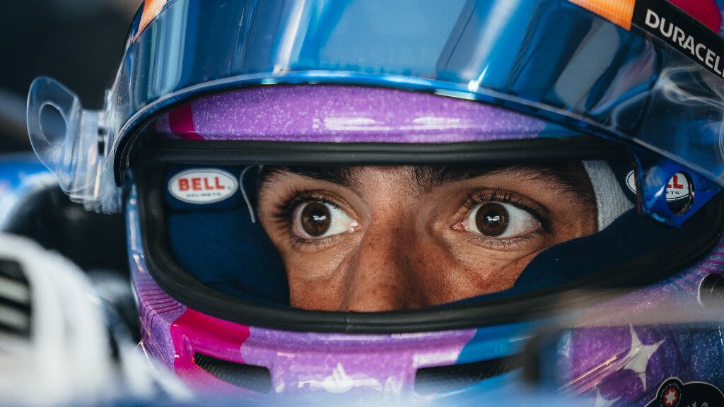 Carlos Sainz, en Abu Dhabi.