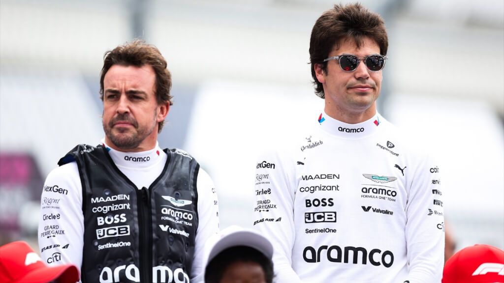 Fernando Alonso y Lance Stroll, durante la temporada 2025.