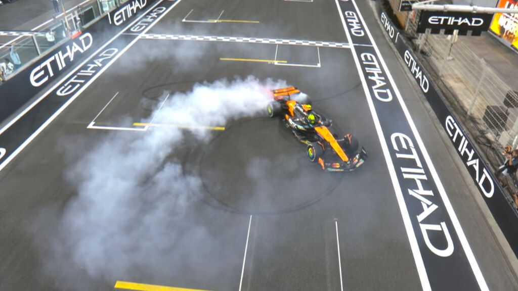 Lando Norris, en Abu Dhabi.