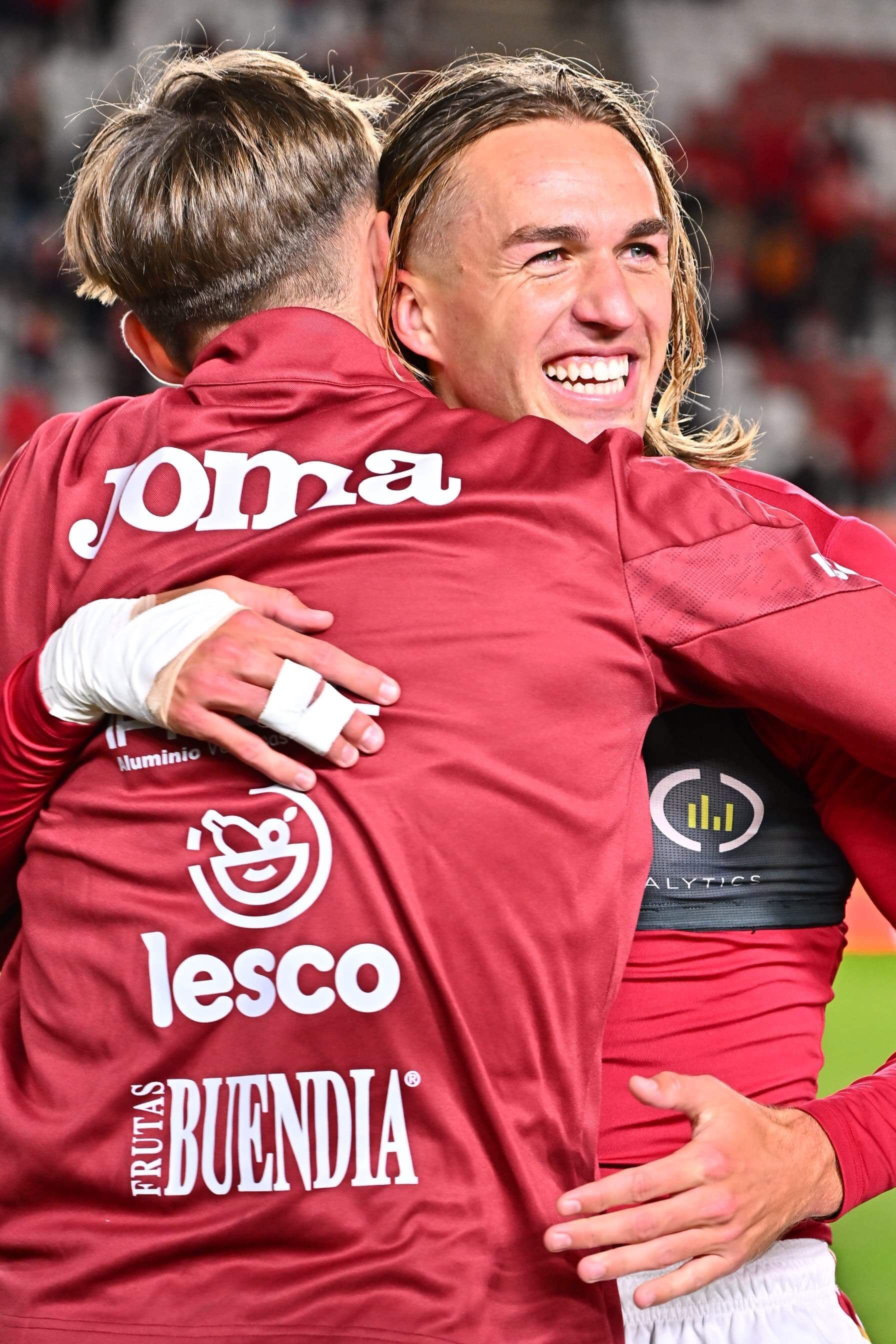 Pedro Benito celebra la victoria ante el Cádiz.