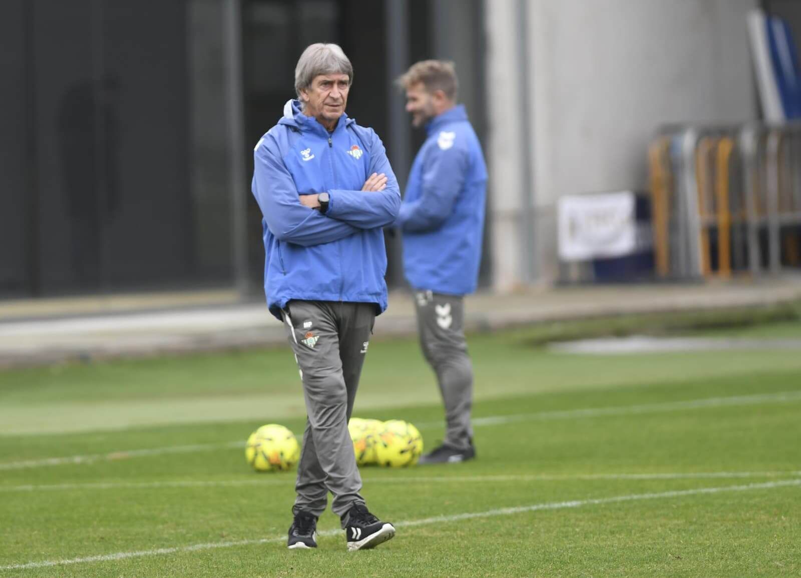  Manuel Pellegrini, en la sesión del viernes.