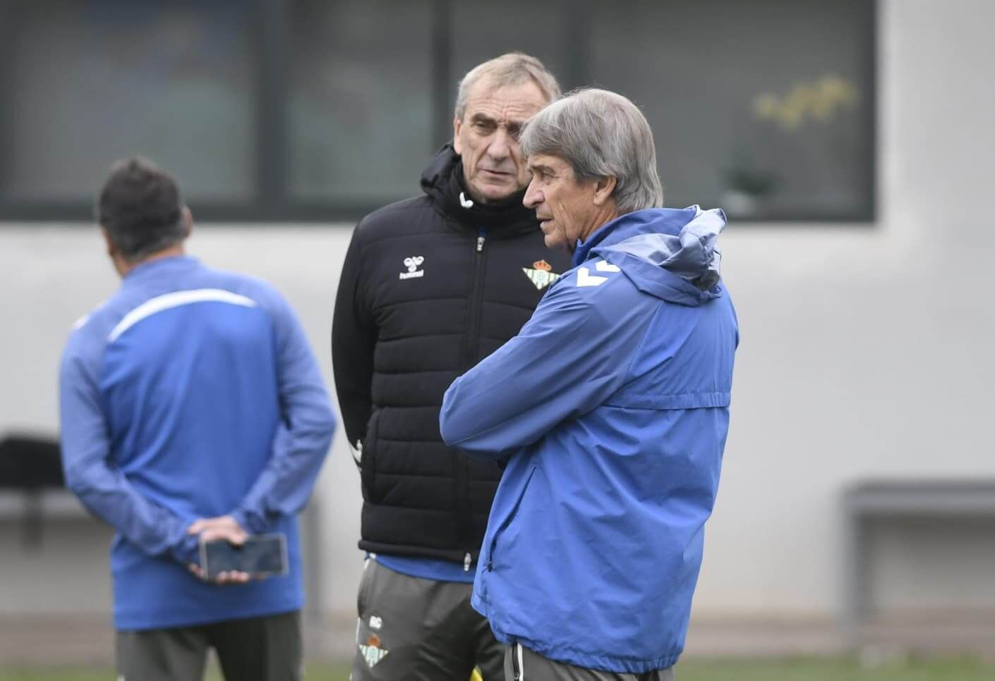  Manuel Pellegrini, en la sesión del viernes.