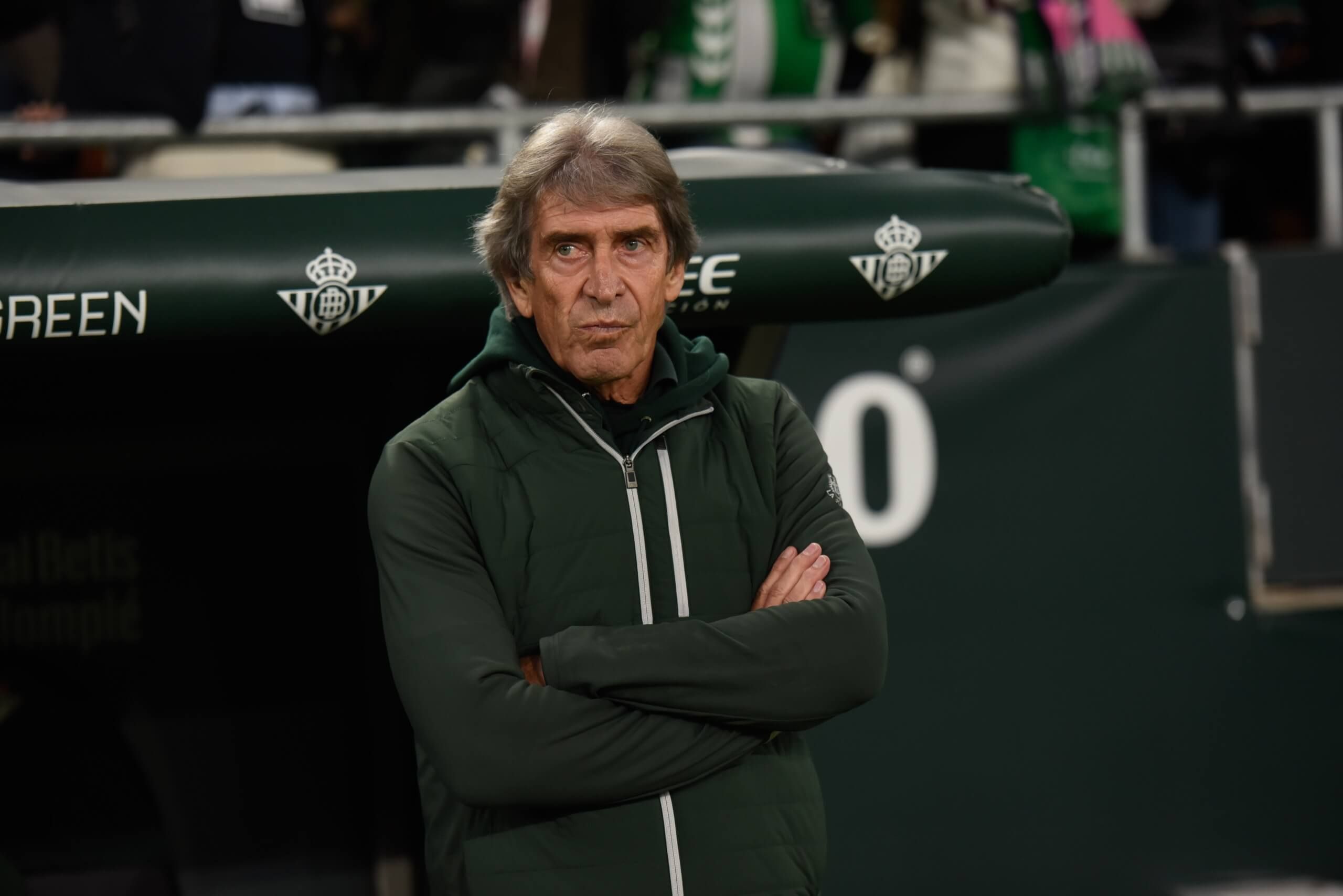 Manuel Pellegrini, ante el Barça.