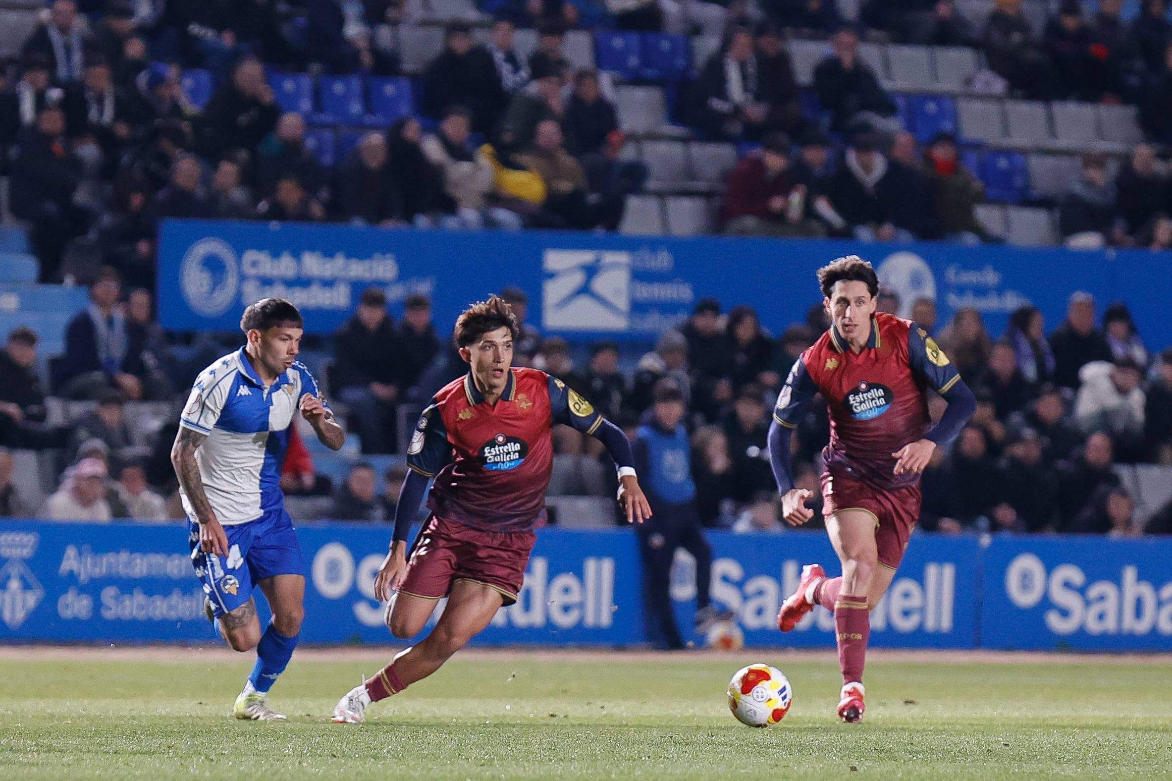  Jugada del Sabadell-Dépor de Copa del Rey (FOTO: Cordón Press).