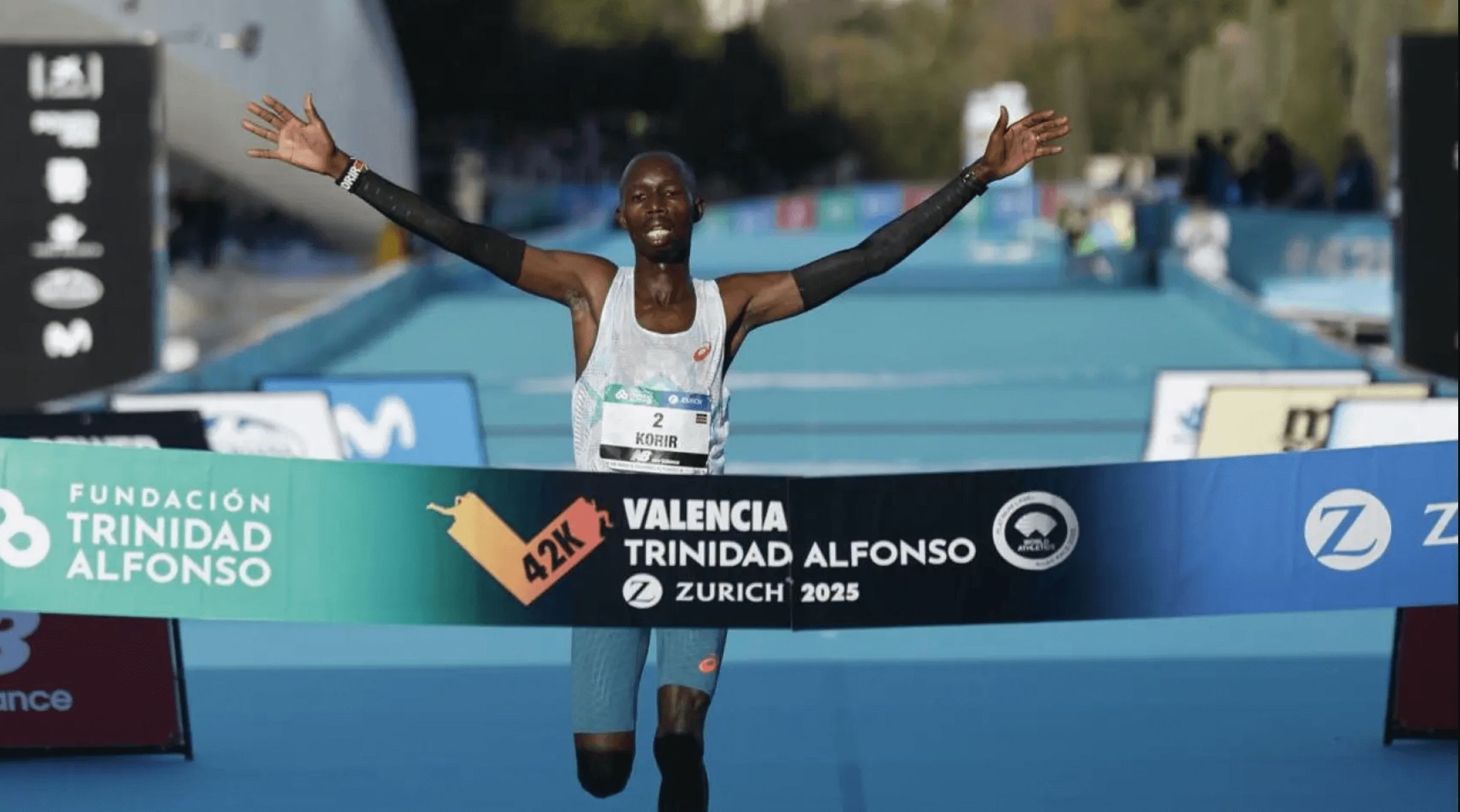  John Korir gana el Maratón Valencia