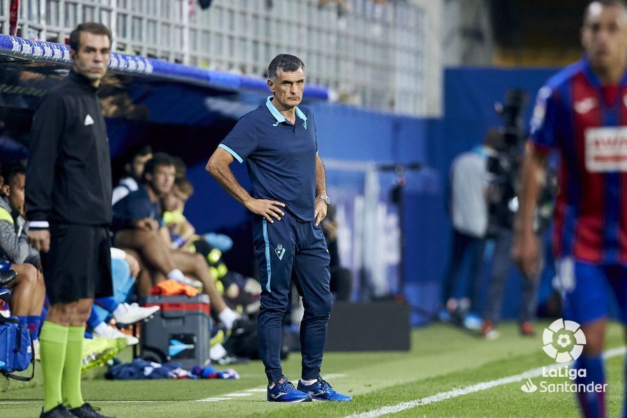  José Luis Mendilibar, en el duelo ante el Sevilla FC.