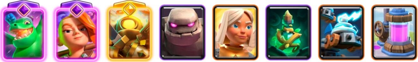 Un buen mazo de gólem con curación nunca puede faltar.