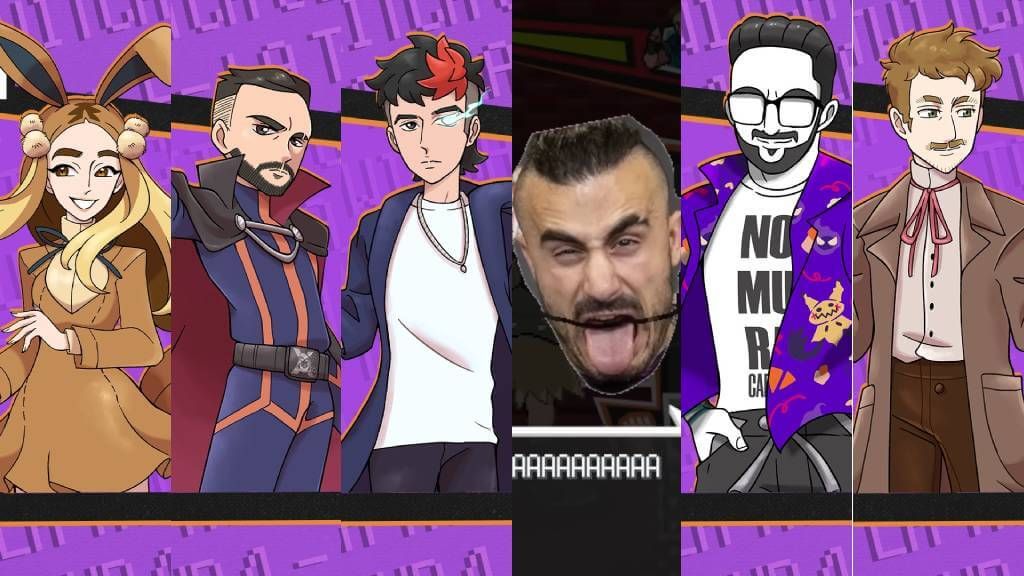 Algunos candidatos a líder de gimnasio para la Twitch Cup 4