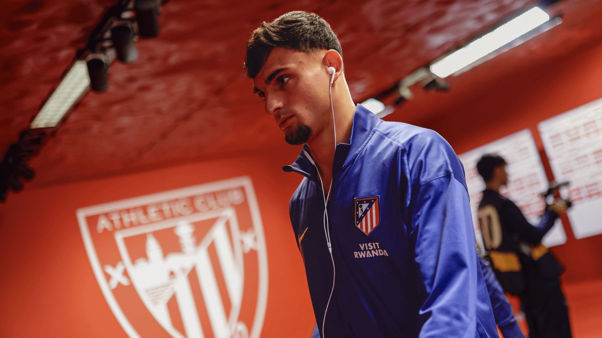  Pubill, en la llegada del Atlético de Madrid a San Mamés.