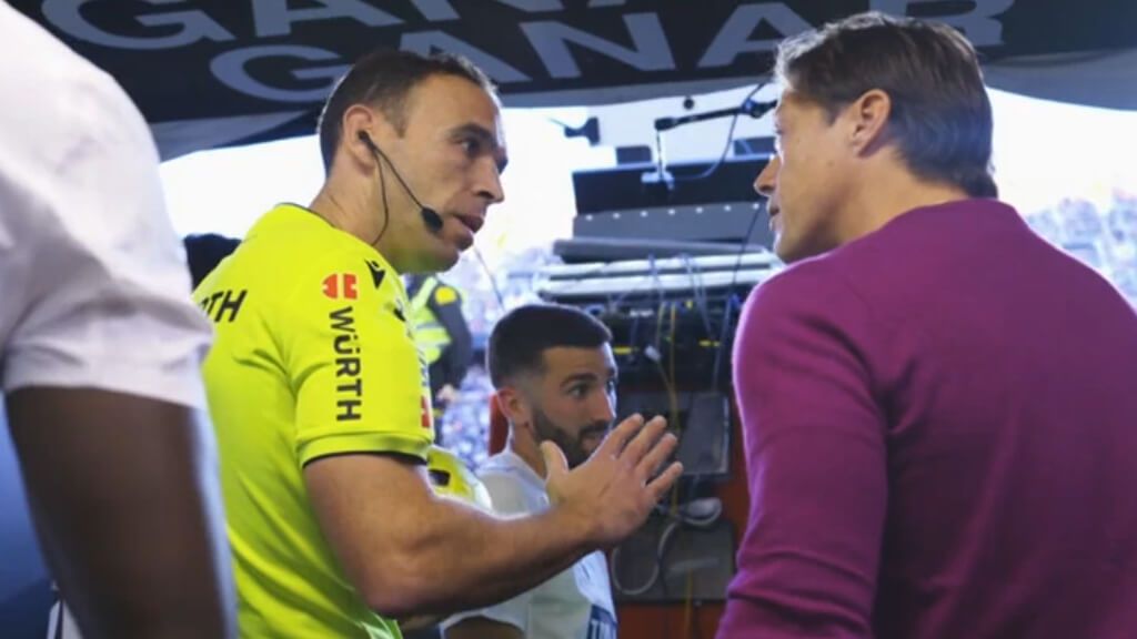  La discusión de Matías Almeyda con Cuadra Fernández.