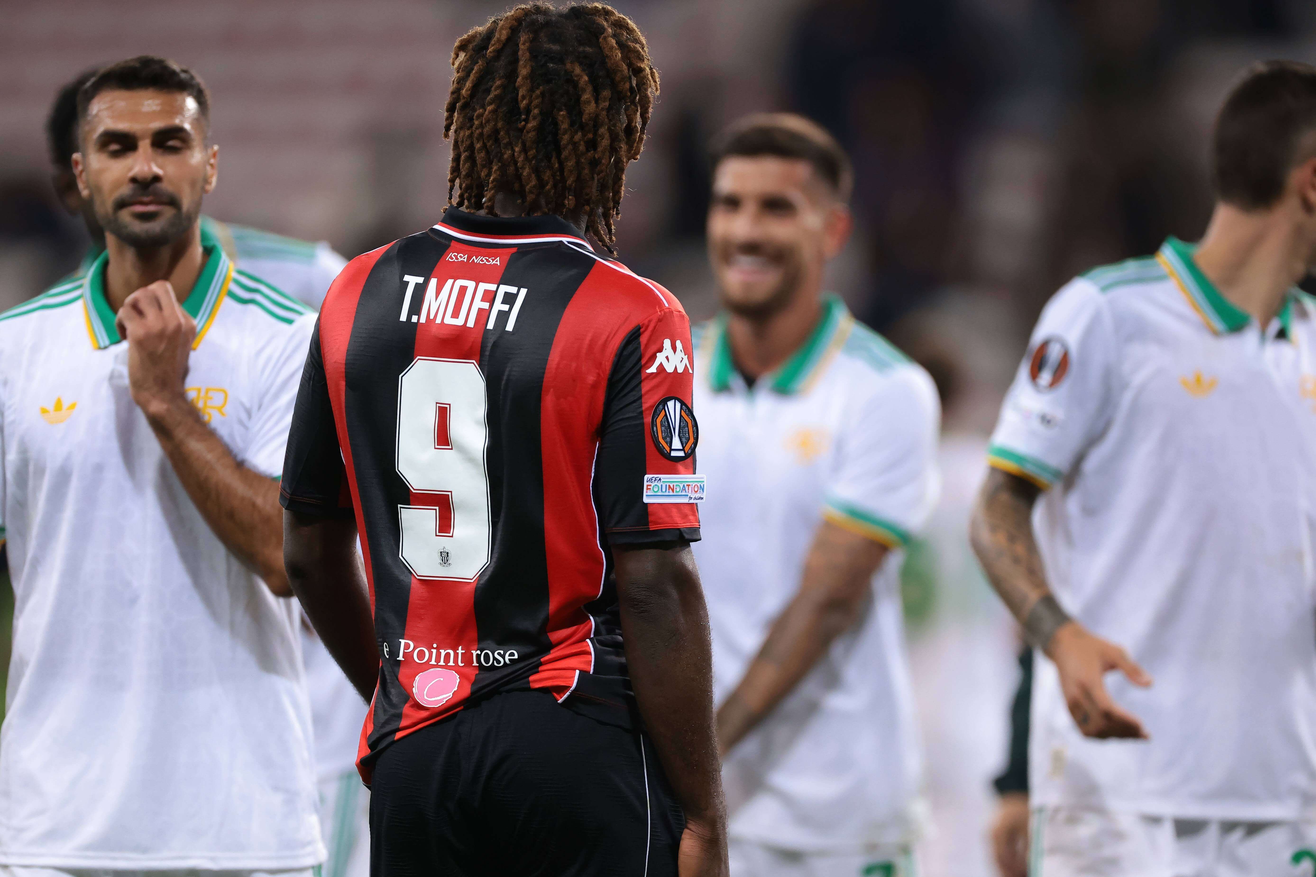 Terem Moffi, en un partido del Niza.