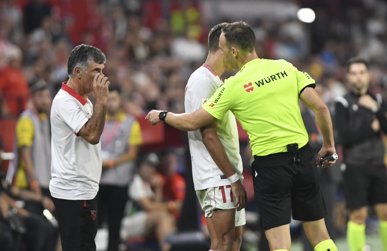  Cuadra Fernández, en el Sevilla-Almería.