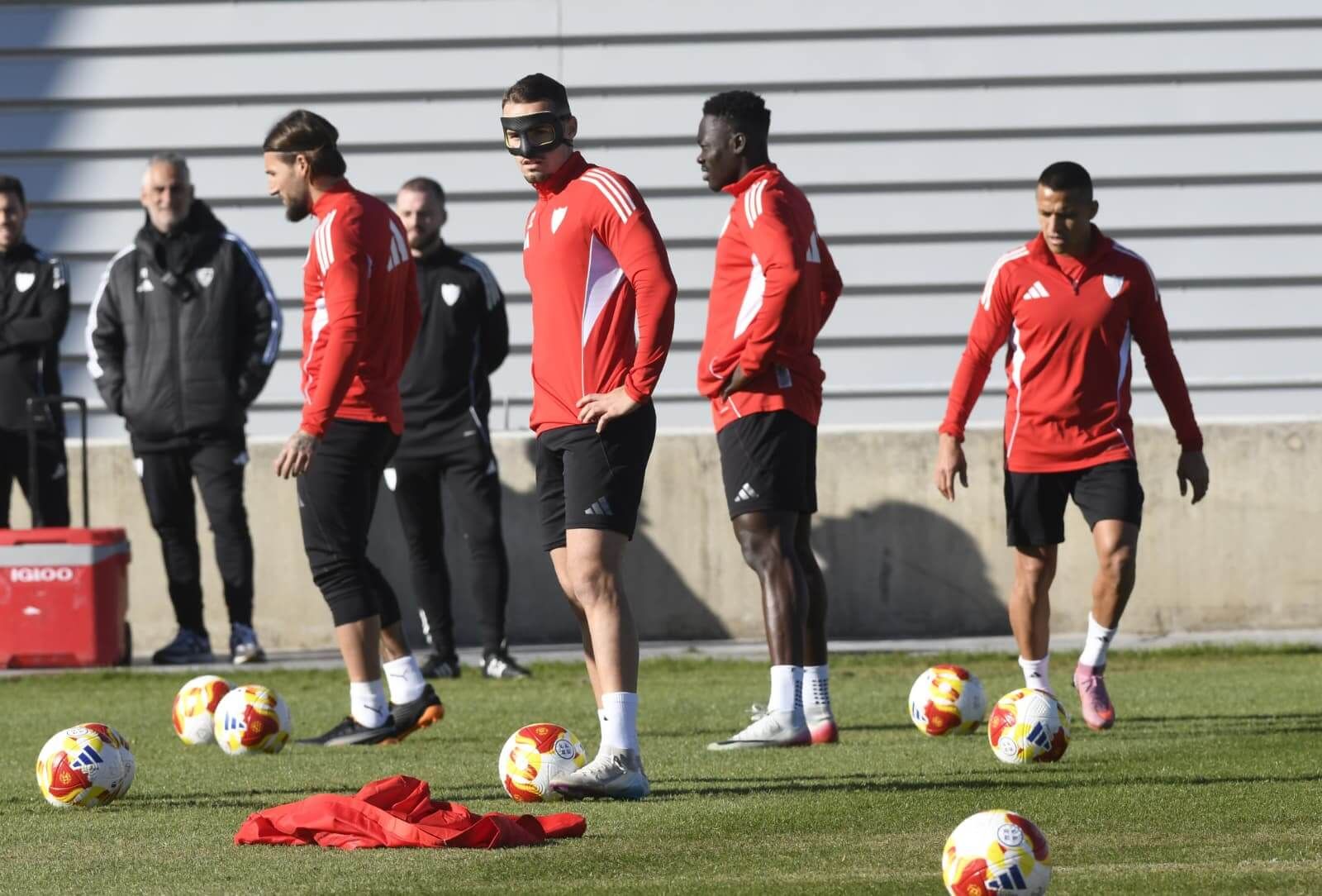  Ramón Martínez, en el entrenamiento de este jueves.
