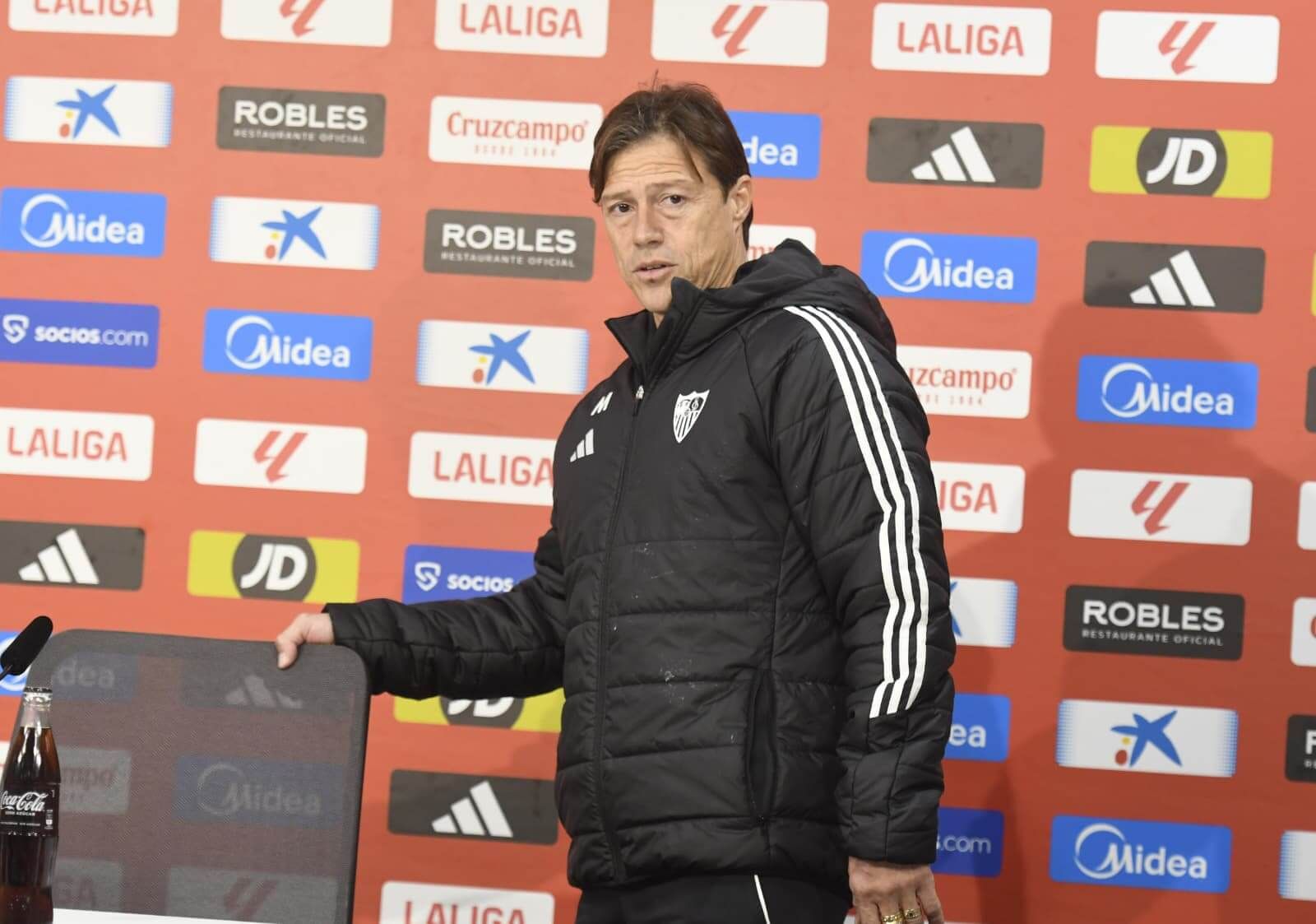 Matías Almeyda, en rueda de prensa.