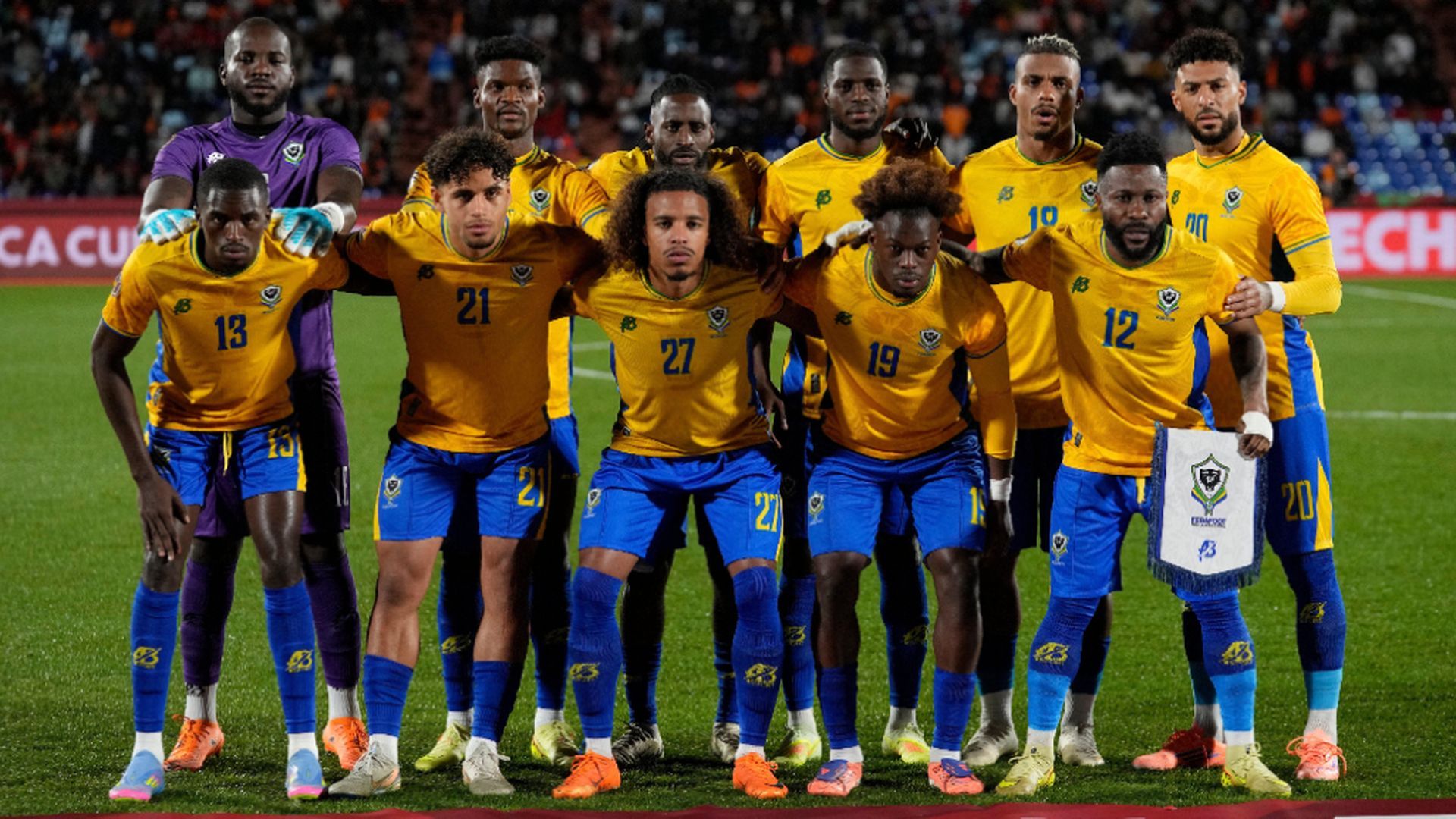 La selección de Gabón en la Copa África