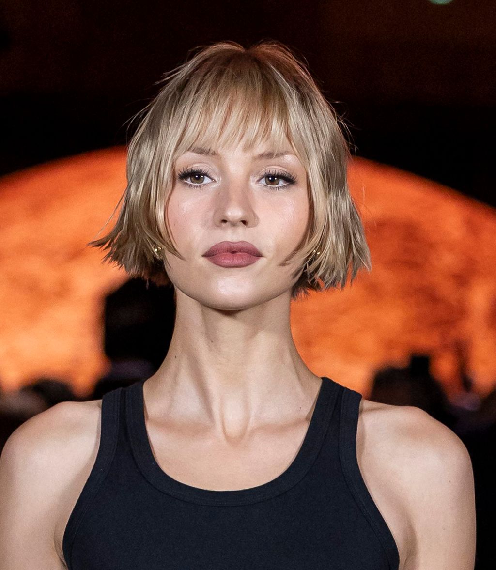 Corte de pelo short bob con flequillo