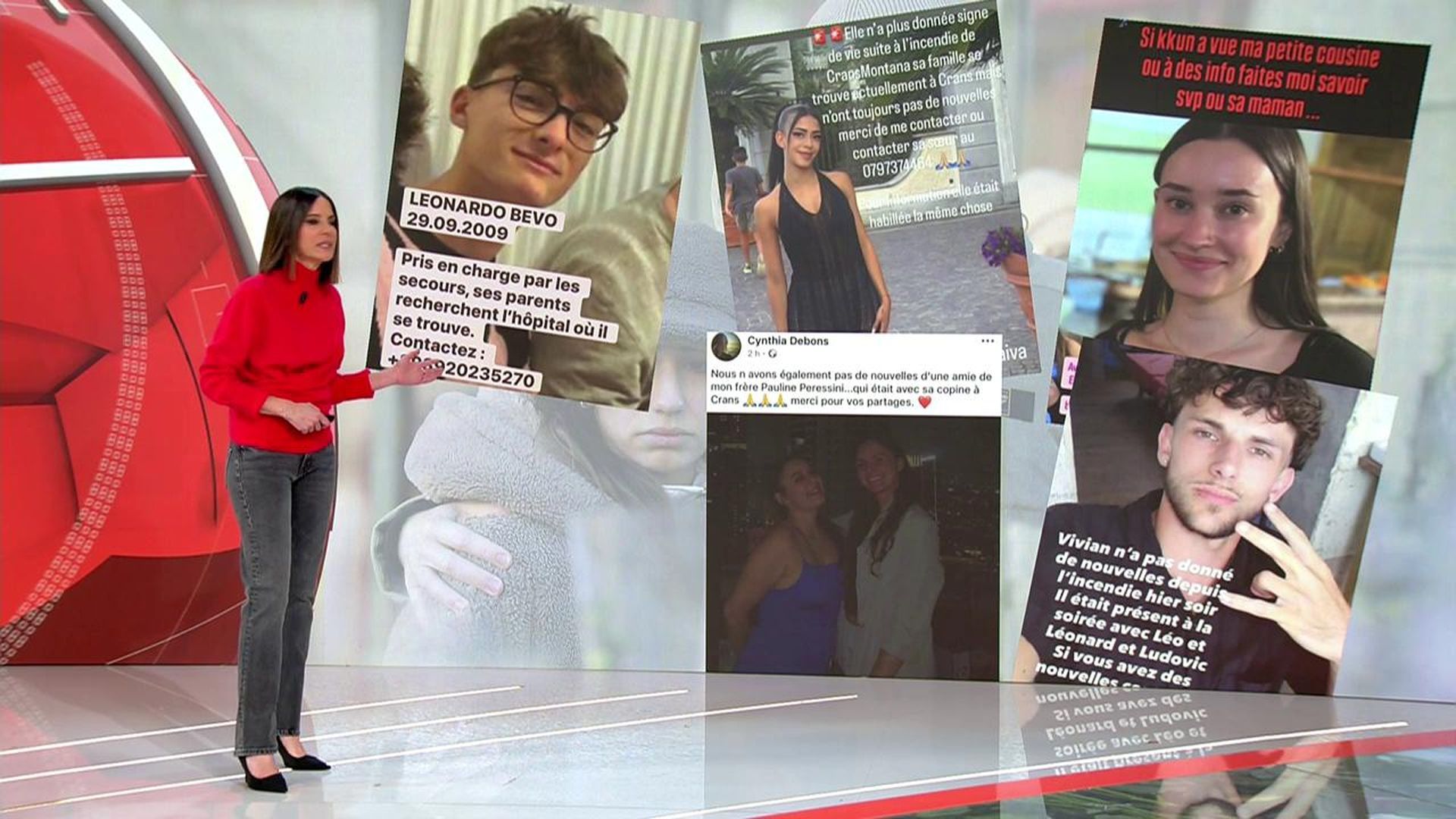 Los padres abren cuentas en redes sociales para encontrar a sus hijos tras el incendio de Suiza