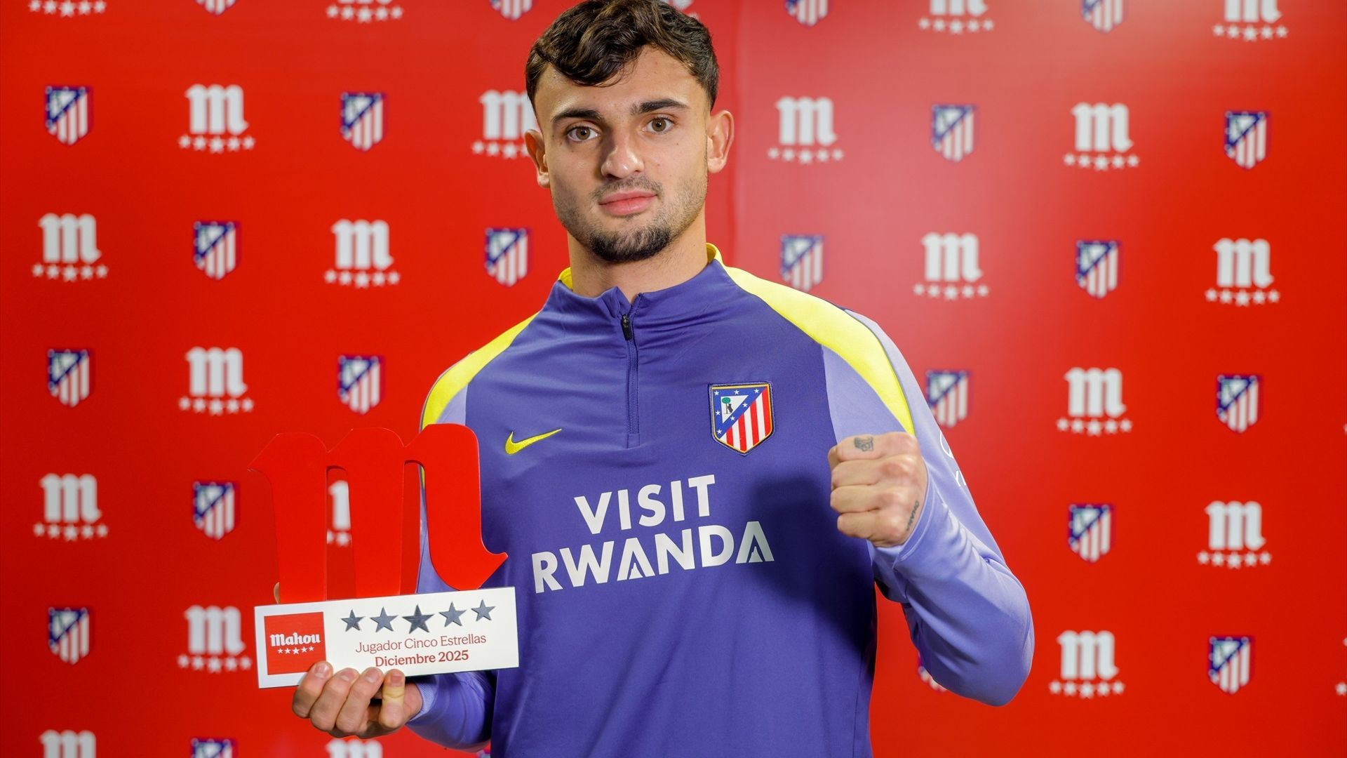 Marc Pubill, mejor jugador de diciembre en el Atlético