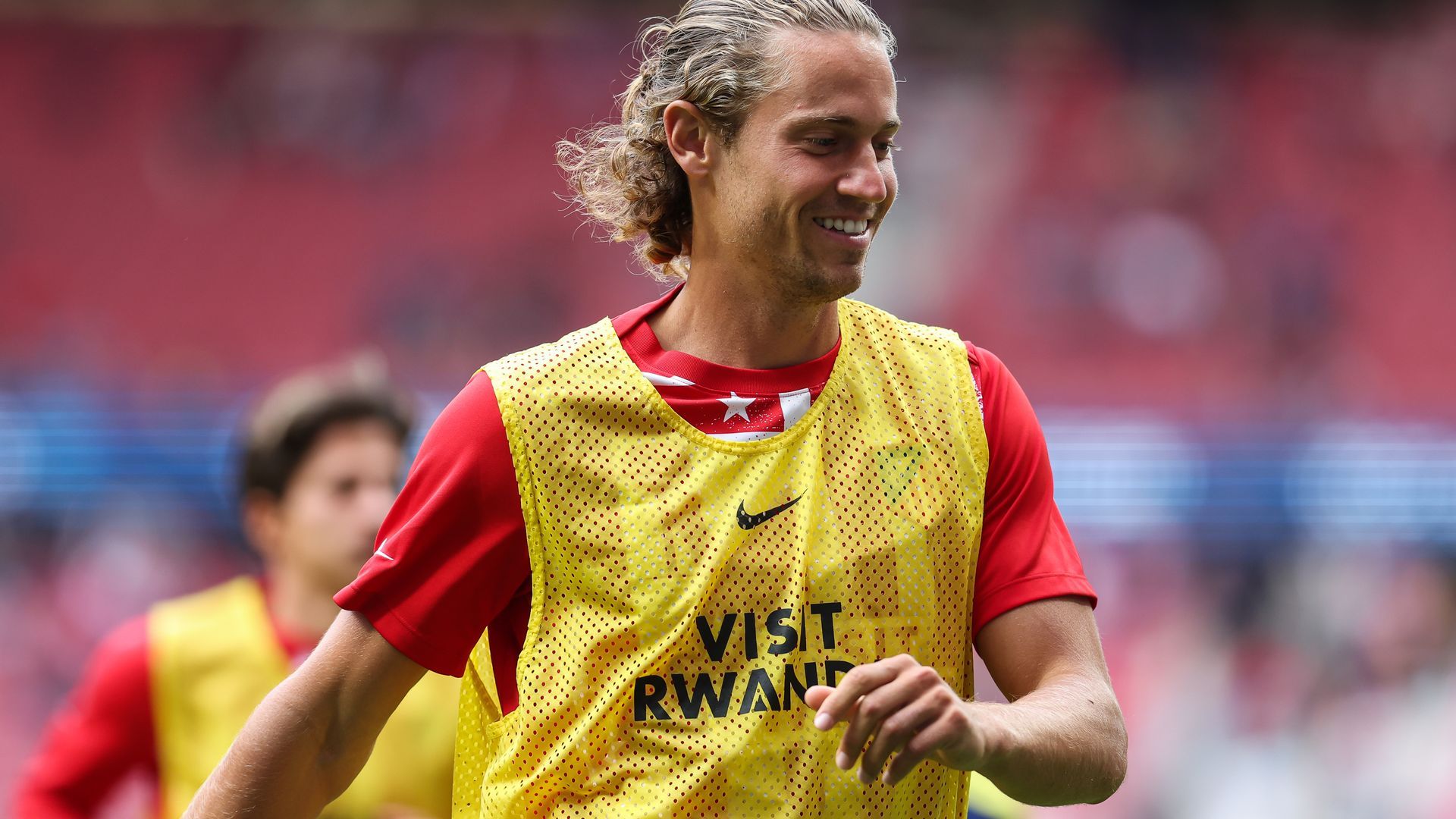 Marcos Llorente en un partido del Atleti