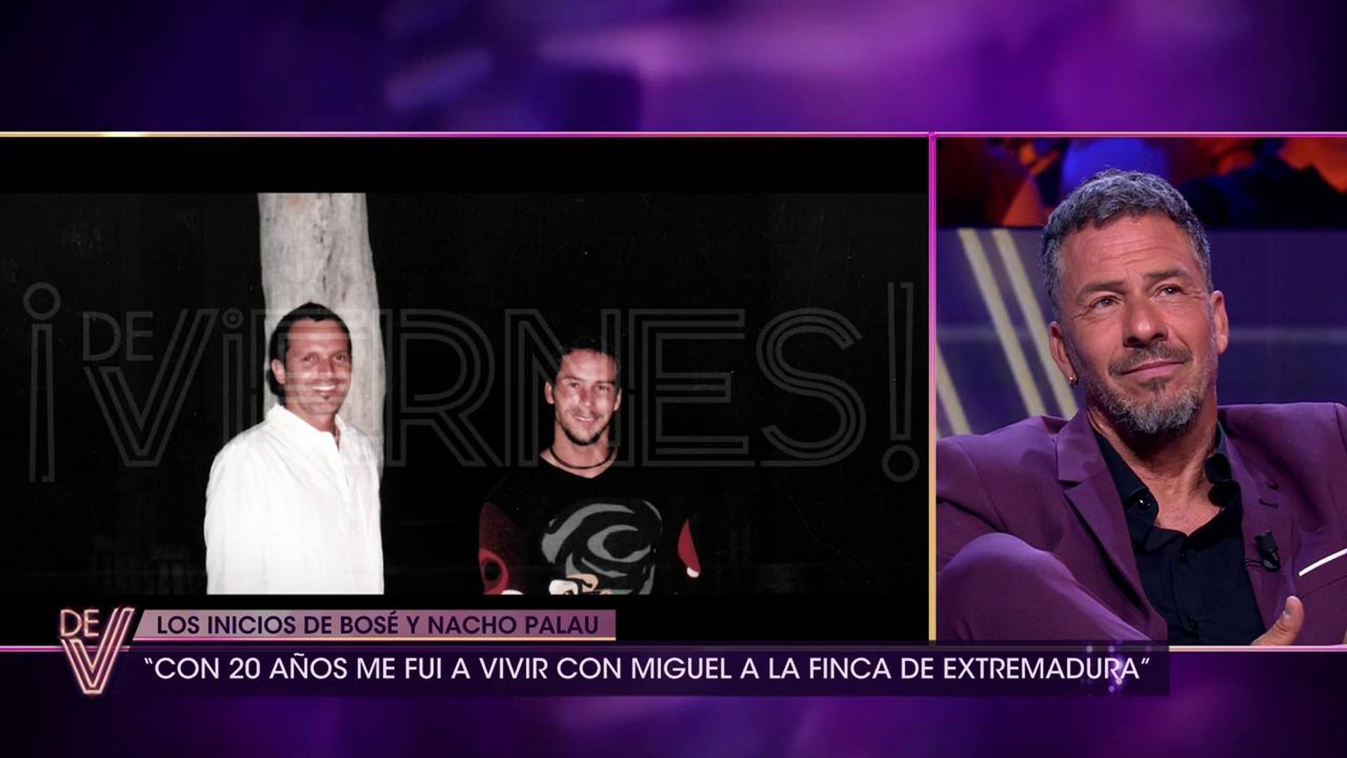 Imágenes nunca vistas de la historia de amor de Miguel Bosé y Nacho Palau ¡De viernes! Top Vídeos 520