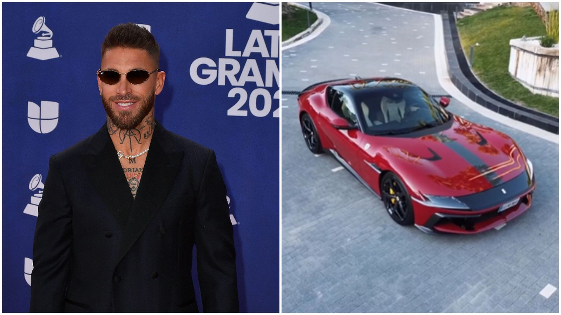 Sergio Ramos y su nuevo Ferrari