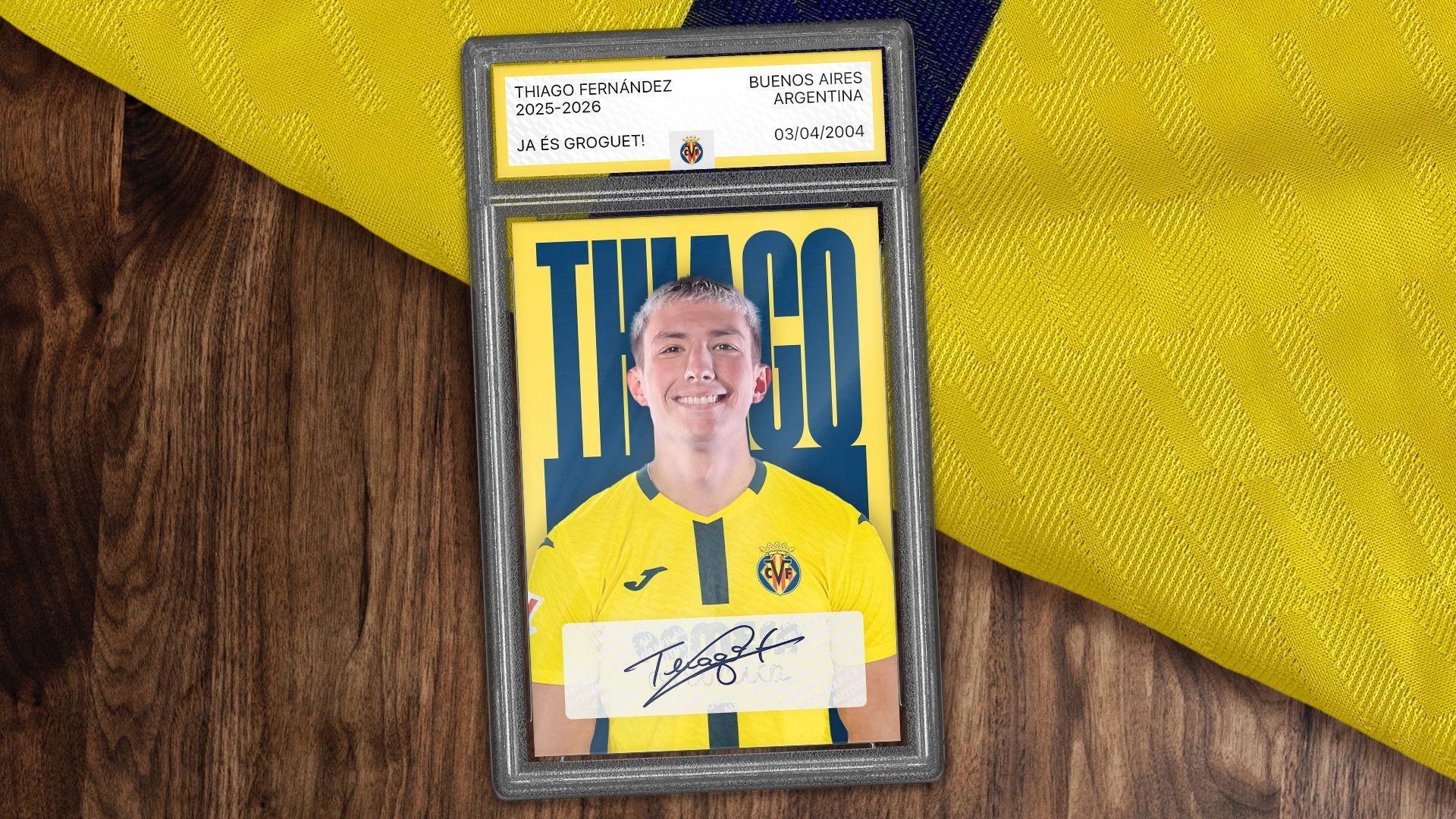 Thiago Fernández, nuevo jugador del Villarreal Thiago Fernández, nuevo jugador del Villarreal