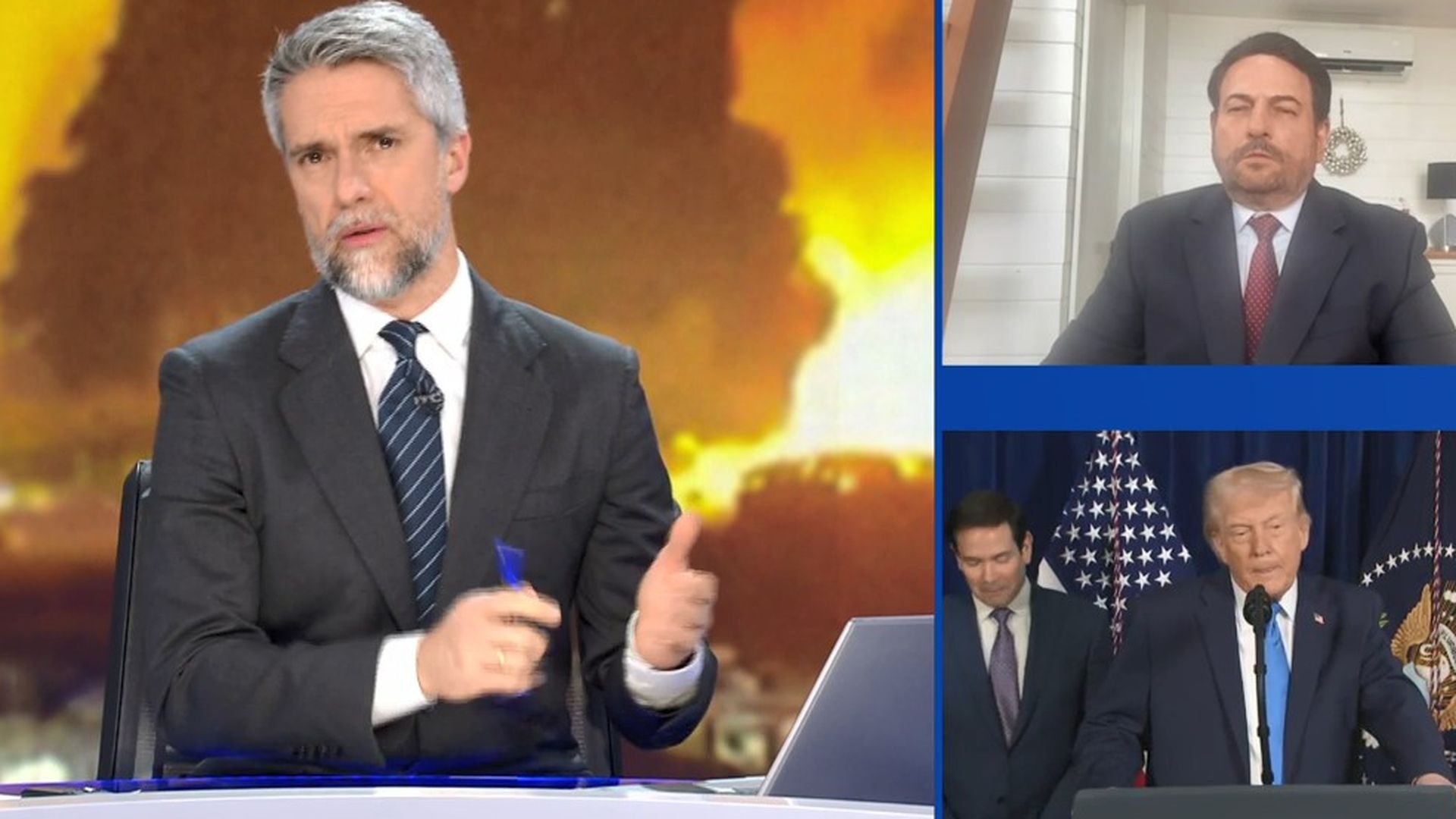 Antonio del a Cruz analiza el anuncio de Trump de dirigir Venezuela hasta que haya una transición y su similitud con Irak