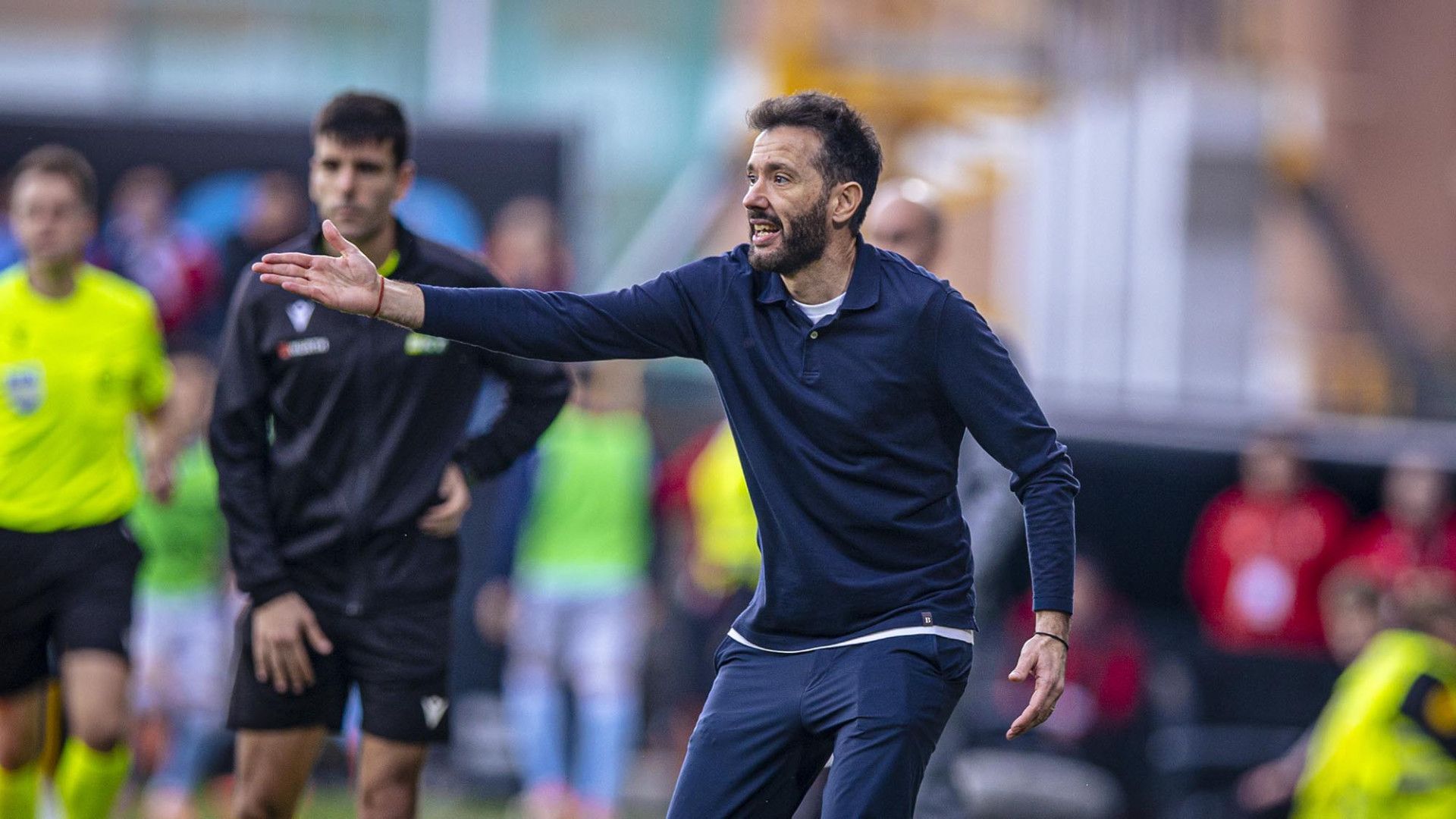 Carlos Corberán en Balaídos