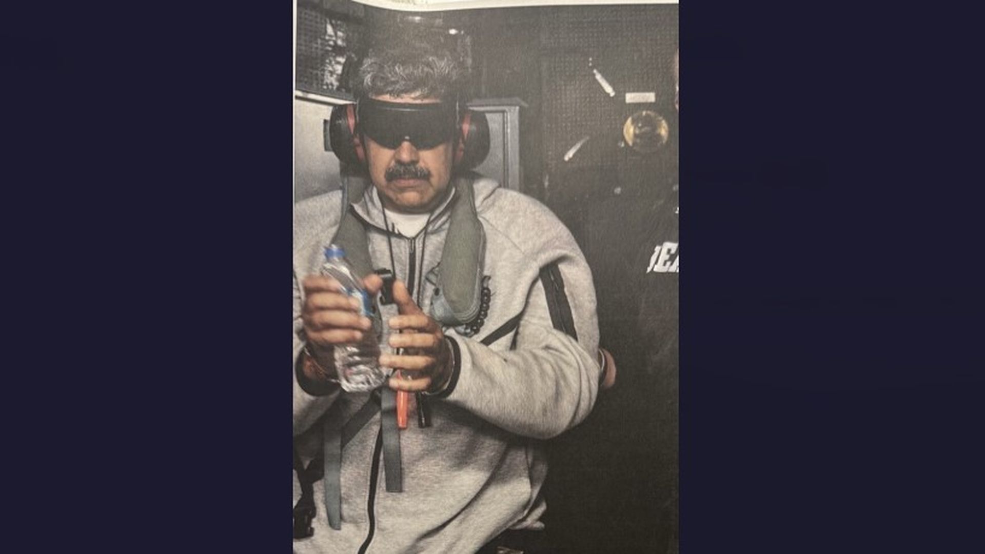 Donald Trump publica la primera imagen de Nicolás Maduro tras capturarle en Venezuela