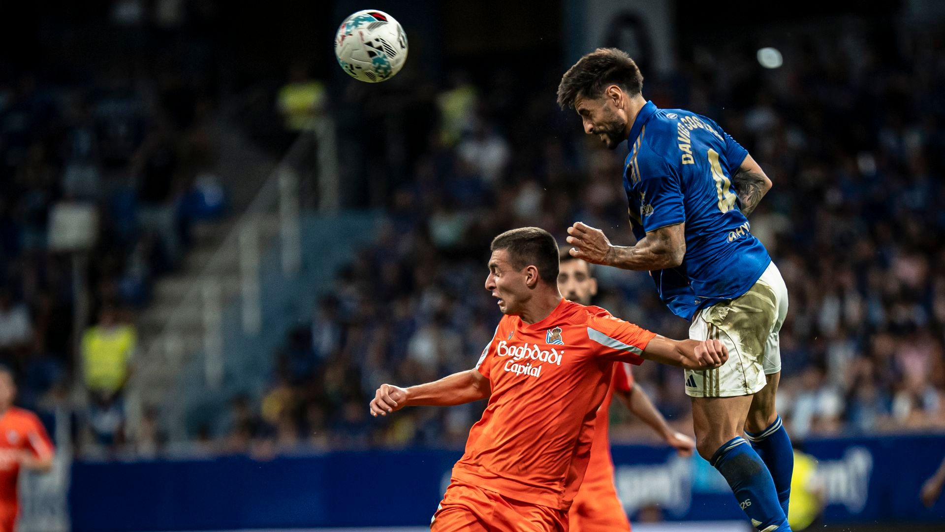 Jon Karrikaburu en un choque como txuri urdin