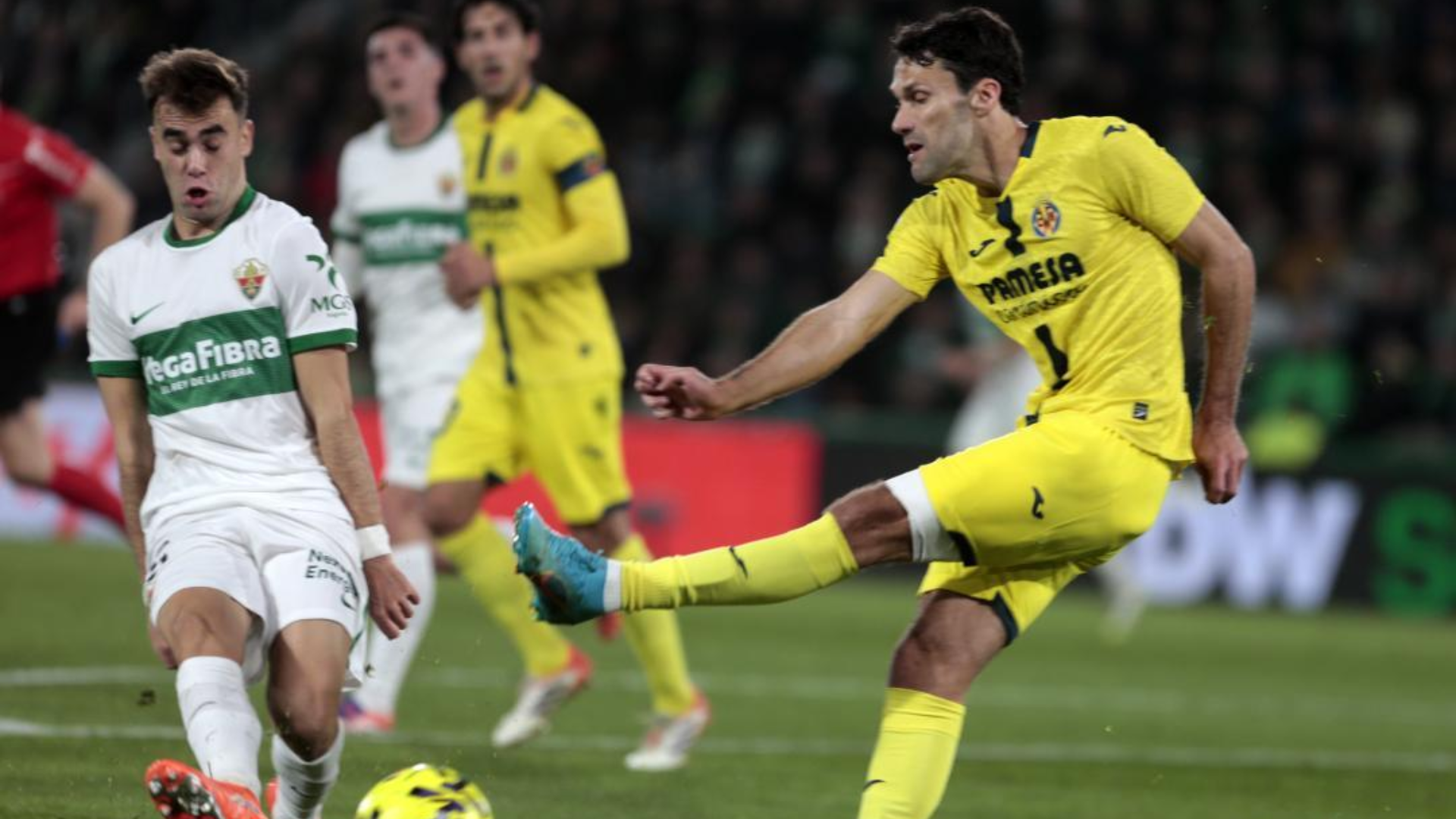 Pedraza, en el Elche-Villarreal