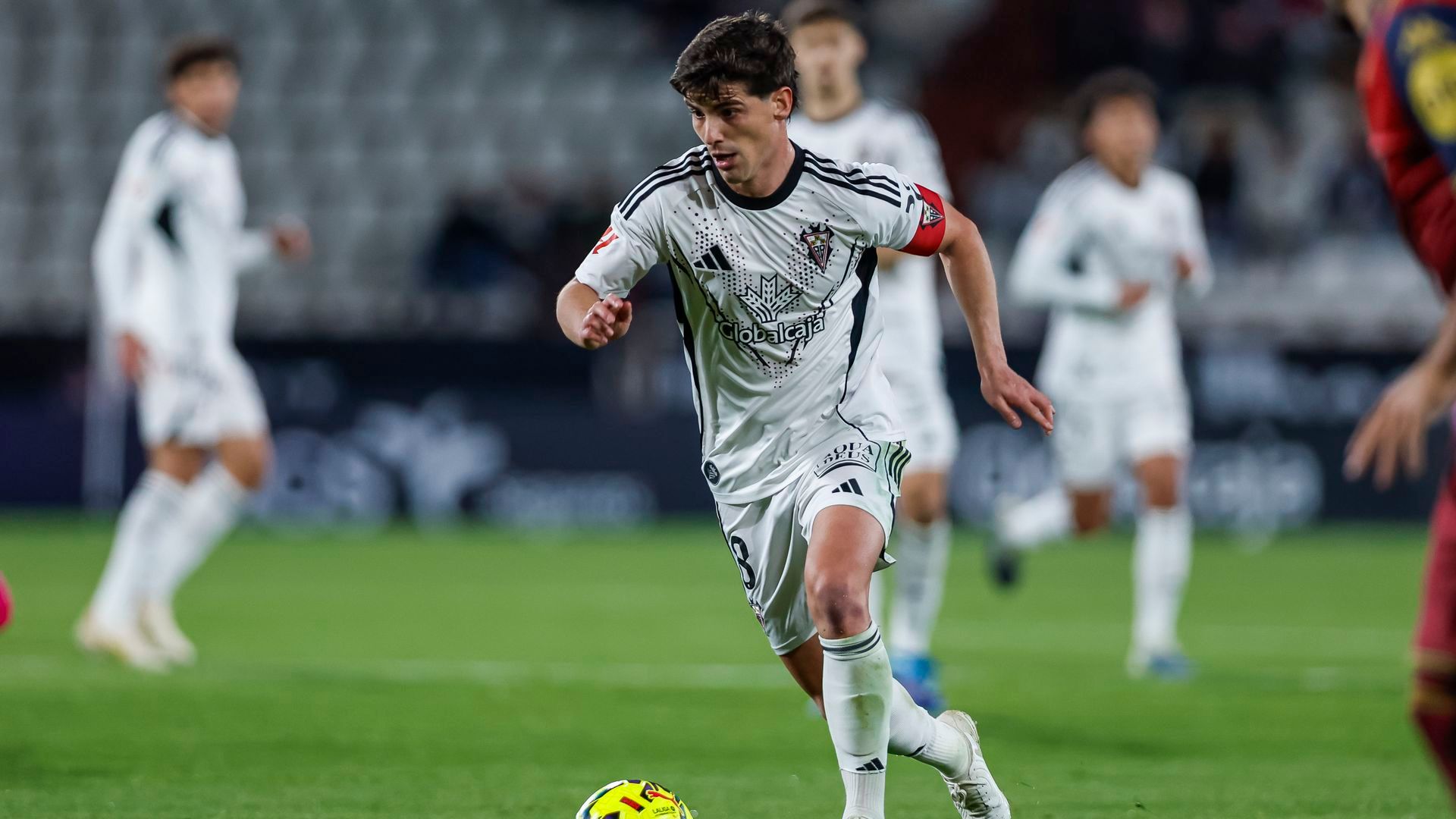 Riki Rodríguez en un encuentro con el Albacete Balompié Riki Rodríguez en un encuentro con el Albacete Balompié