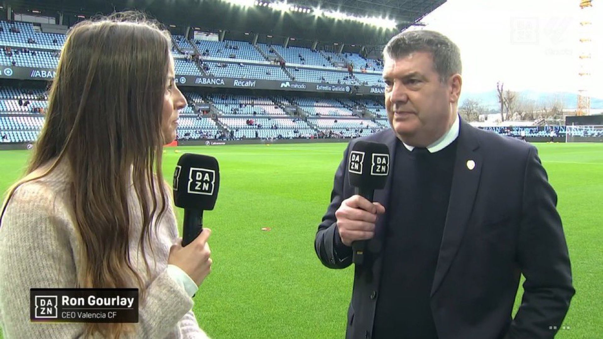 Ron Gourlay en Balaídos Ron Gourlay en Balaídos