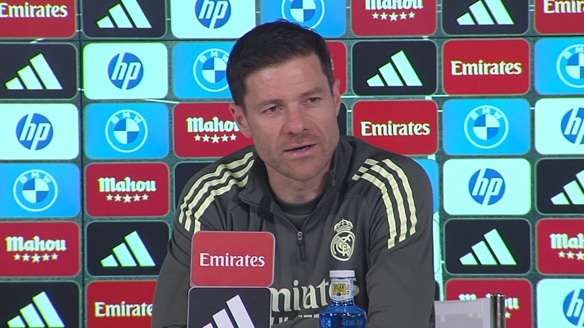 Xabi Alonso, en sala de prensa