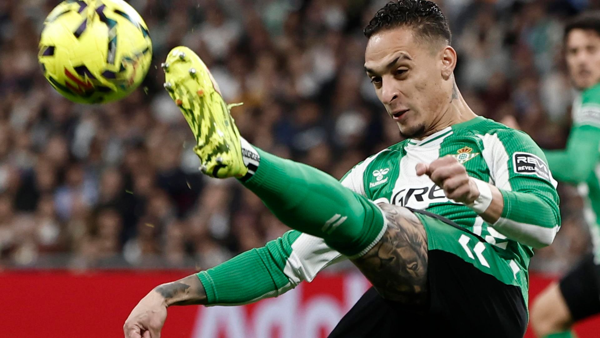 Antony, contra el Real Madrid