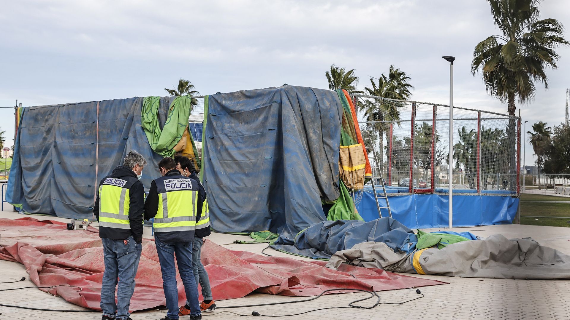 Castillo hinchable de Mislata, Valencia, donde murieron dos niñas