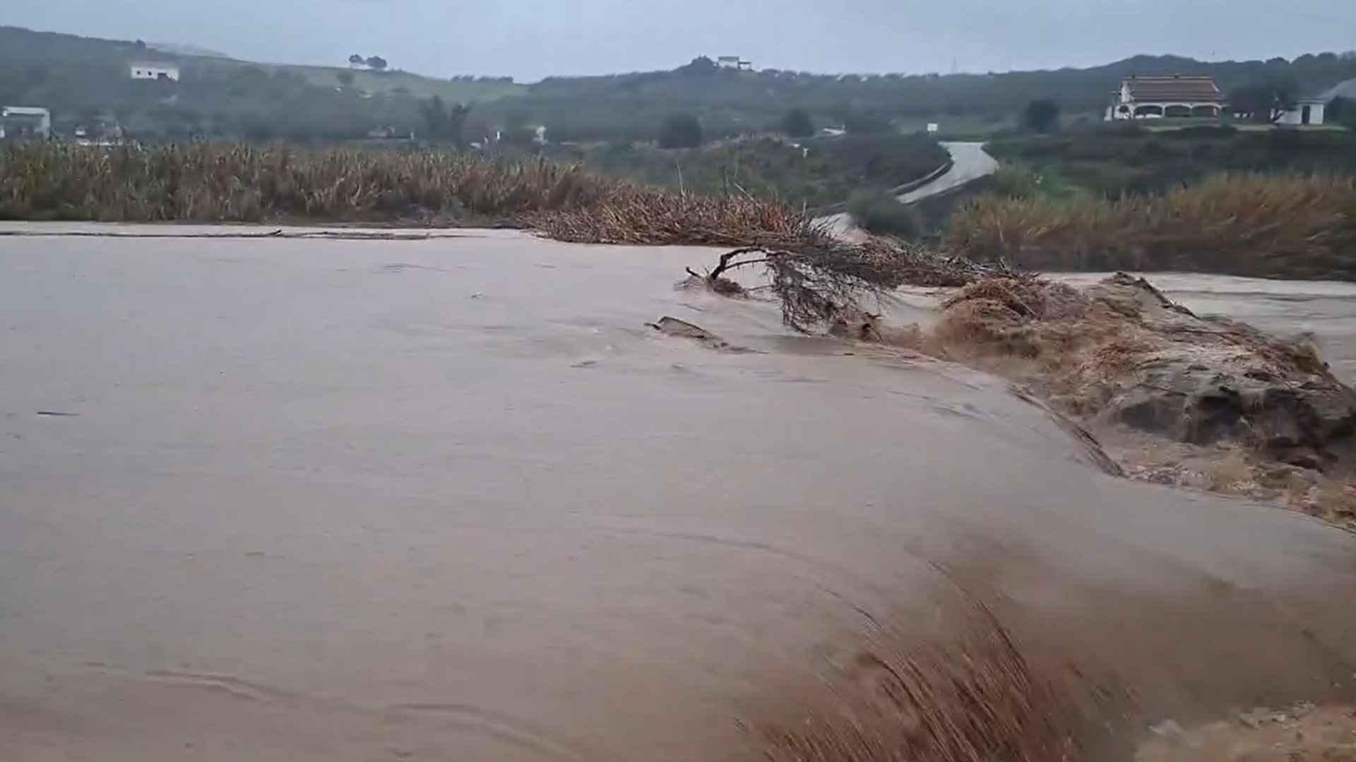 Mandan un mensaje Es-Alert y activan el aviso rojo en Málaga por la borrasca Francis: desbordamientos, rescates y carreteras cortadas en varios puntos de Andalucía