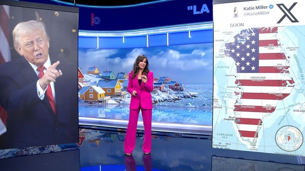 La mujer del asesor Stephen Miller publica un mapa de Groenlandia con la bandera de EEUU