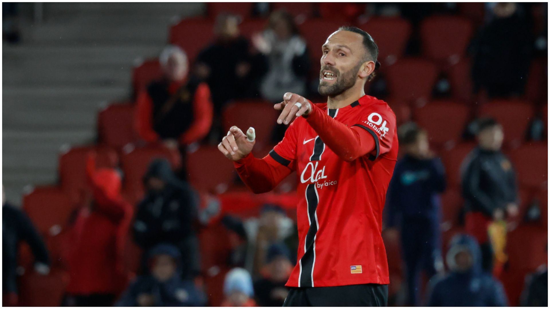 Muriqi celebra el gol ante el Girona
