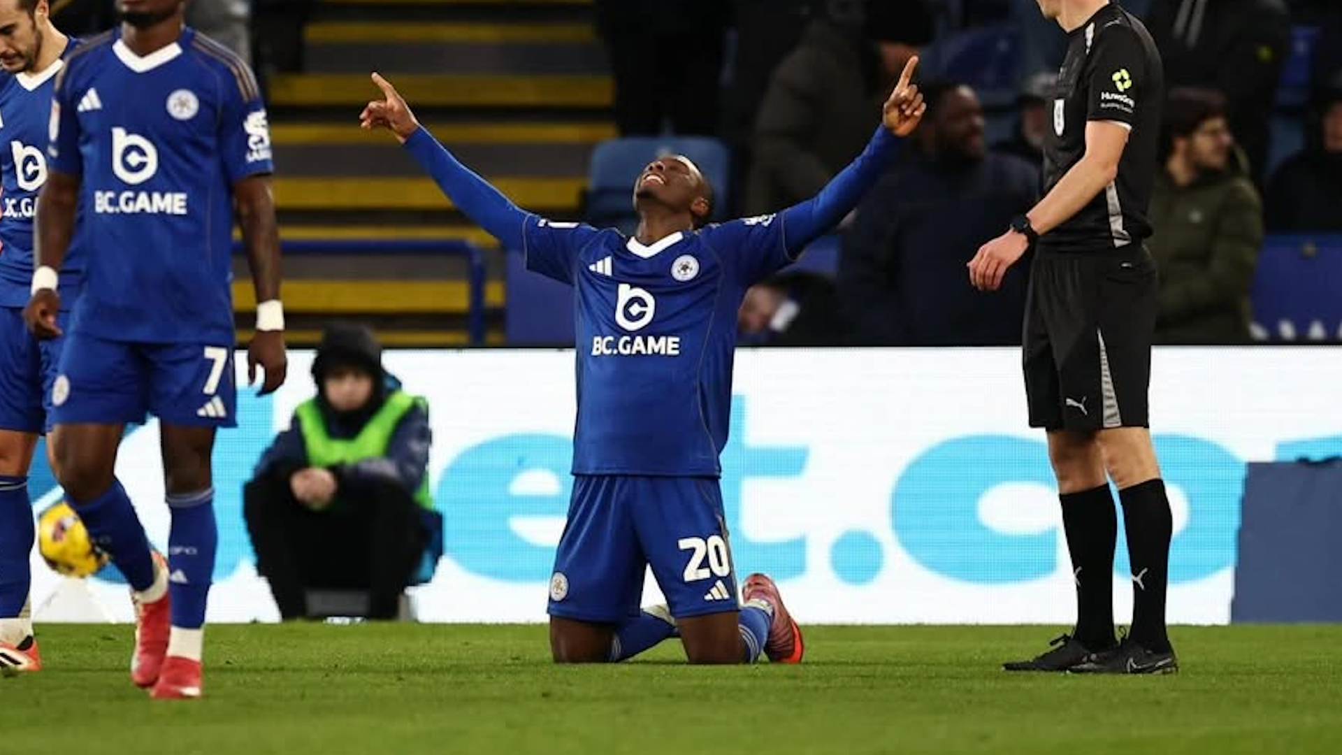 Patson Daka, delantero del Leicester