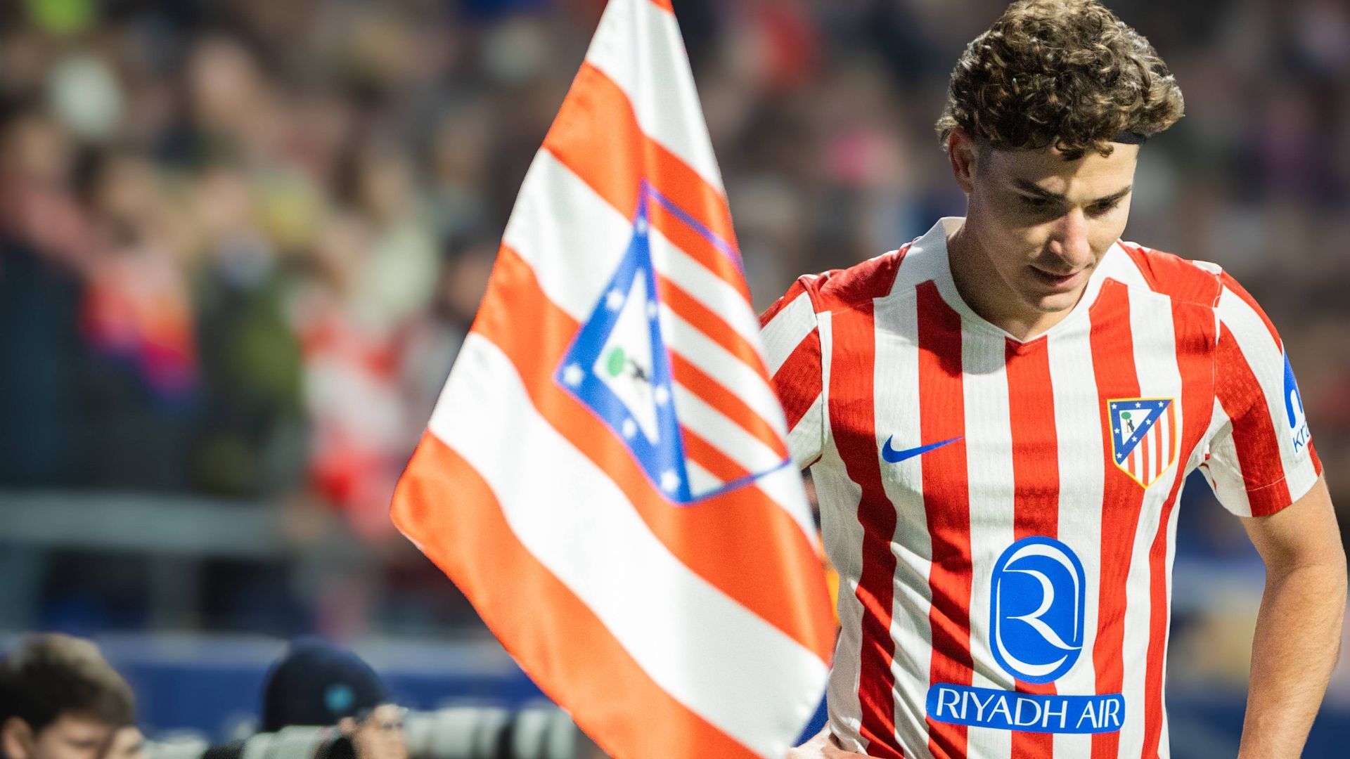 Julián Álvarez, en un partido del Atlético